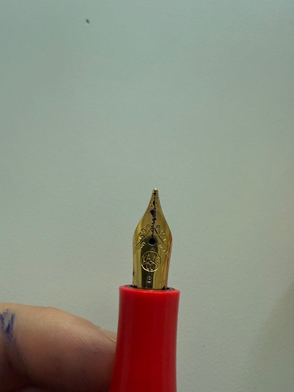 Kaweco Sport Red Fountain Pen with Broad Nib - Picture 3 of 4